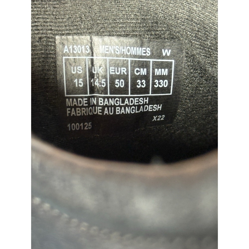 Rockport Trutech Black Leather Leader 2 Apron Toe Oxford 15 W Men's - Picture 9 of 10
